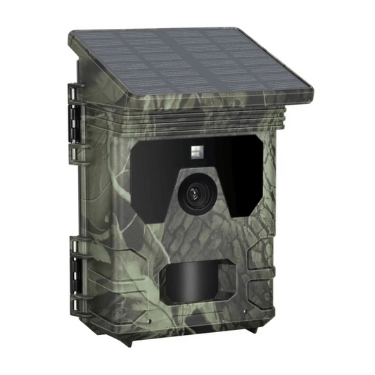 Caméra de chasse Huntrail 2K 4G avec panneau solaire