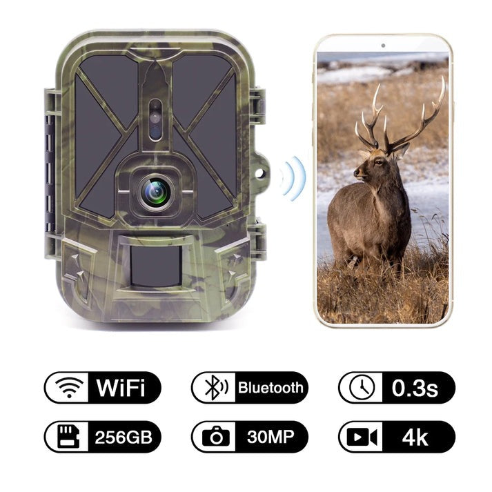 Caméra de chasse Huntrail Camouflage Pro 4K 30MP