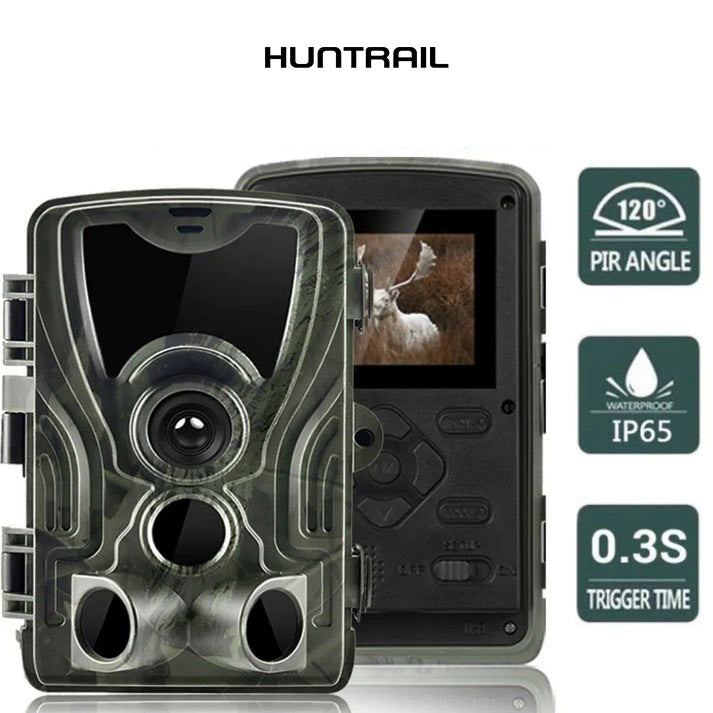 Caméra de chasse Huntrail Green HD 24MP et carte SIM 32G