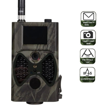 Cámara de caza Huntrail HD 2G con alertas SMS mms