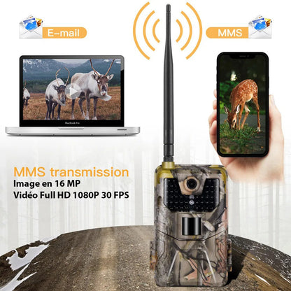 Caméra de chasse Huntrail Savane 2G, 16MP avec alertes sms mms