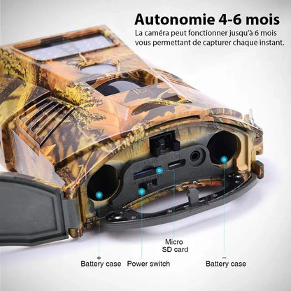 Caméra de chasse Huntrail Savane HD 14MP + carte SIM 16GB