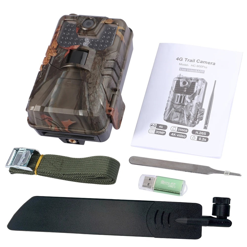 Caméra de chasse Huntrail Savane PRO 4K et 4G