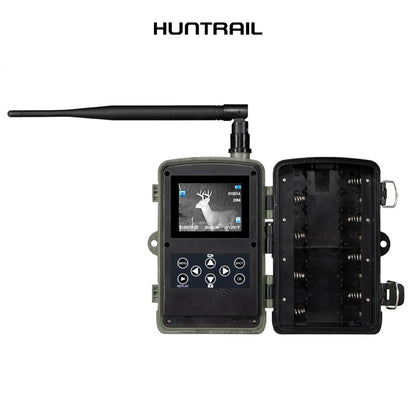 Caméra de chasse Huntrail sans fil 2G, HD 20MP avec alertes